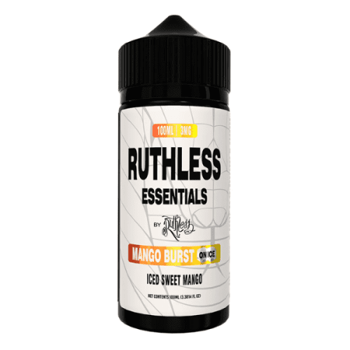 MangoBurstOnIce RuthlessEssentialsE LiquidSeries100mL