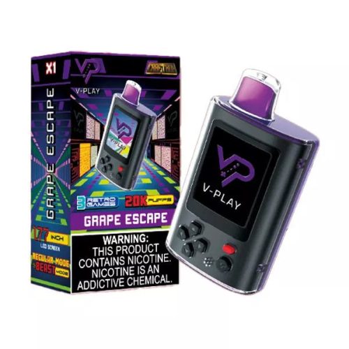 craftbox v play 20k puffs disposable grape escape